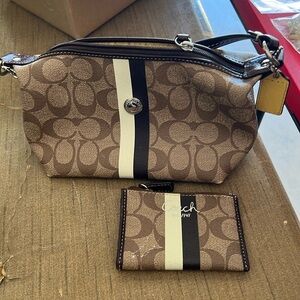 Coach purse and coin purse